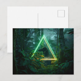 Das lebendige Birdman-Symbol Postkarte