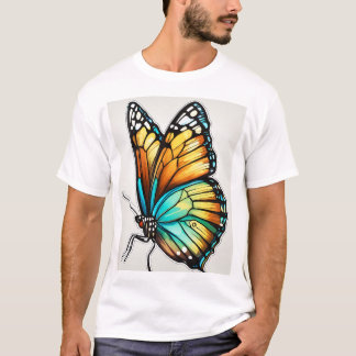 "Das lebendige Butterfly Art T-Shirt - Das Colo de