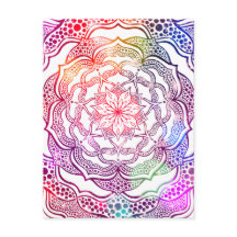 Das lebendige Mandala Colorful Chic Pink Stilvolle