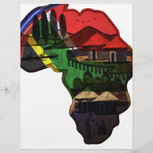 Das lebendige Mosaik Afrikas: Dekorative Musterkun