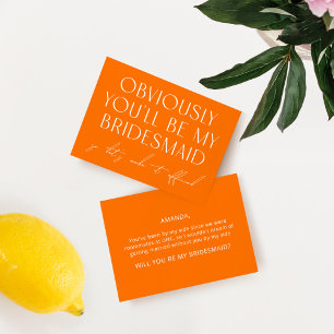 Das lebendige Orange wird mein Vorschlag für eine  Einladung