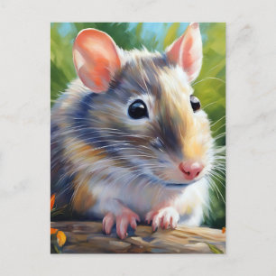 Das lebendige Ratsportrait im Impressionismus Postkarte