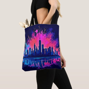 Das lebendige Stadtbild Splash Art