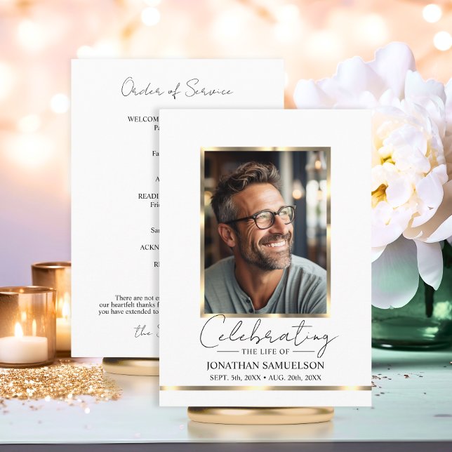 Das lebenslange Gold-Orden-Service-Programm Programm (Celebrating the life Gold Order of Service Program)