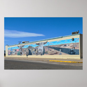 Das legendäre Straßenmuseum, Route 66, Tucumcari Poster