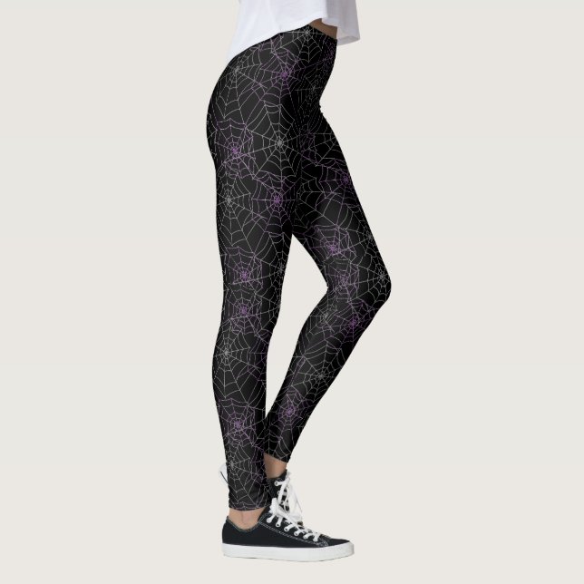 Das Leggings-Halloween der Frauen Spinnen-Netze Leggings (Rechts)