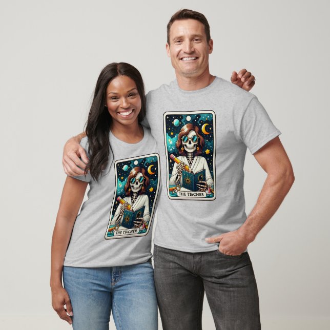 Das Lehrer-Skelett-Tarot T-Shirt (Unisex)
