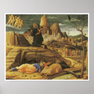 Das Leid im Garten. c 1460 Poster