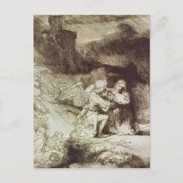 Das Leid im Garten Postkarte (Vorderseite)