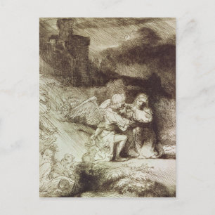 Das Leid im Garten Postkarte