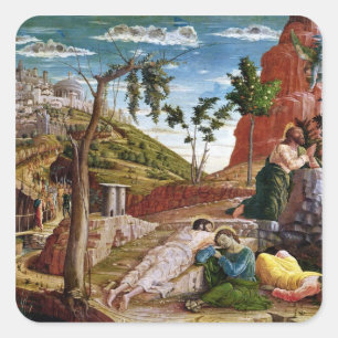 Das Leid im Garten Quadratischer Aufkleber