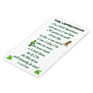 DAS LEPRECHAUN POEM MAGNET