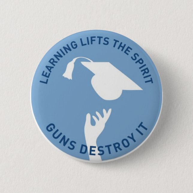 Das Lernen hebt den Geist an Button (Vorderseite)