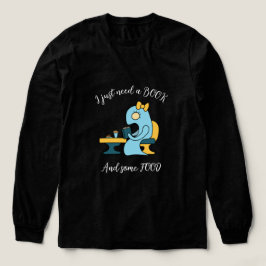 Das Lesemonster in einem Café buchen Tri-Blend Shirt