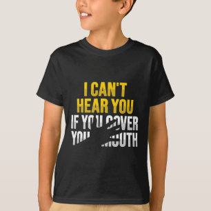 Das Lesen von Asl Hand Gesture Deaf Hörverlust Awa T-Shirt