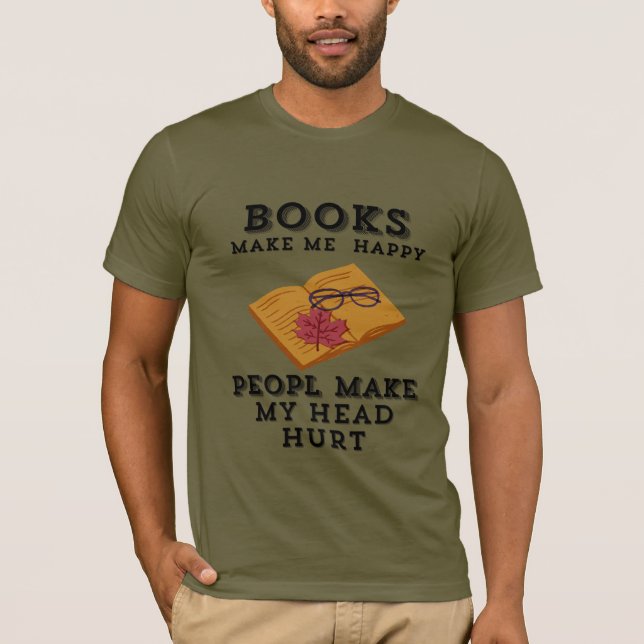 Das Lesen von Retreat-Büchern im Herbst macht mich T-Shirt (Vorderseite)