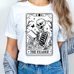 Das Leser-Tarot-Skelett T-Shirt