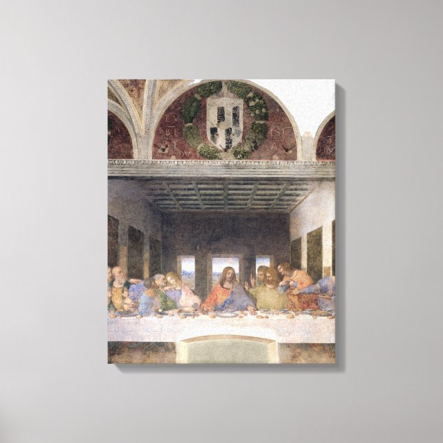 Das letzte Abendessen, 1495-1997 3 Leinwanddruck (Vorderseite)