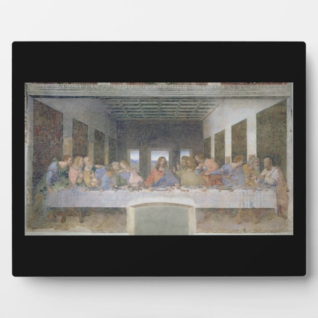 Das letzte Abendessen, 1495-97 (Fresko) Fotoplatte (Vorderseite)