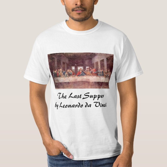 Das letzte Abendessen durch Leonardo da Vinci, T-Shirt (Vorderseite)