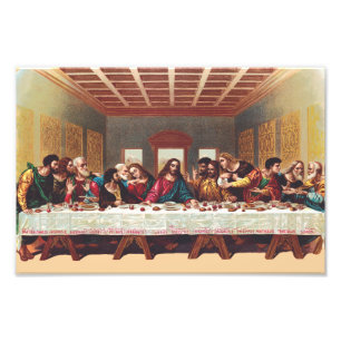 Das letzte Abendessen Fotodruck