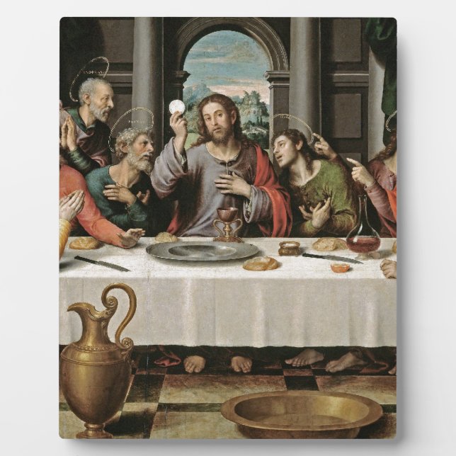 Das letzte Abendessen Fotoplatte (Vorderseite)
