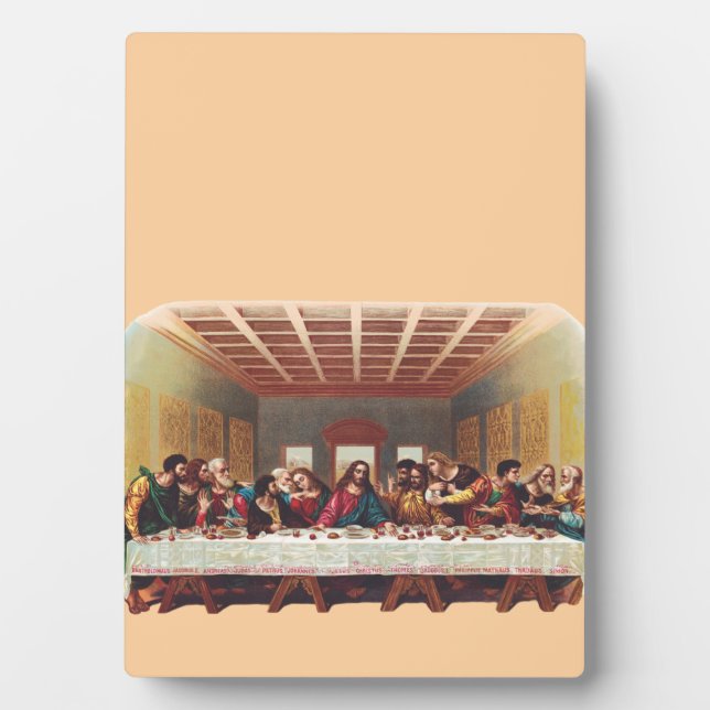 Das letzte Abendessen Fotoplatte (Vorderseite)