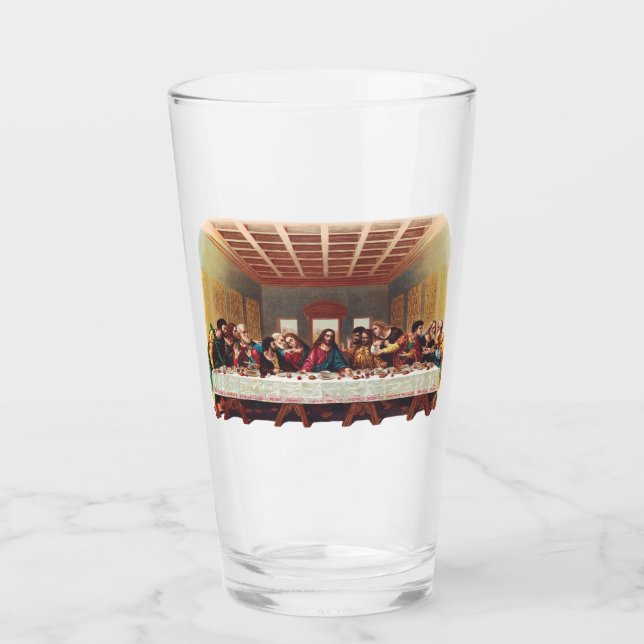 Das letzte Abendessen Glas (Vorderseite)