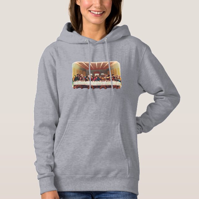 Das letzte Abendessen Hoodie (Vorderseite)