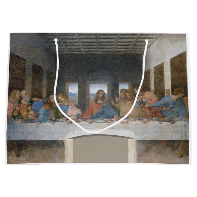Das letzte Abendessen, Leonardo da Vinci, 1495-149 Große Geschenktüte (Vorderseite)
