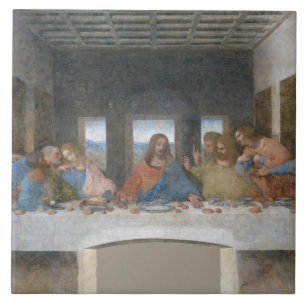Das letzte Abendessen, Leonardo da Vinci Fliese