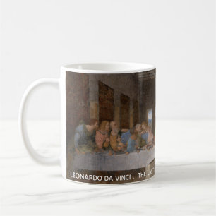 Das letzte Abendessen Leonardo Da Vinci Postkarte Kaffeetasse