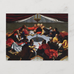 Das letzte Abendessen Postkarte