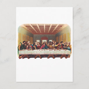 Das letzte Abendessen Postkarte
