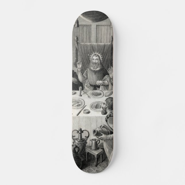 Das letzte Abendessen Skateboard (Vorderseite)