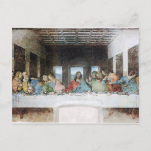 Das letzte Abendessen von Da Vinci Postcard Postkarte