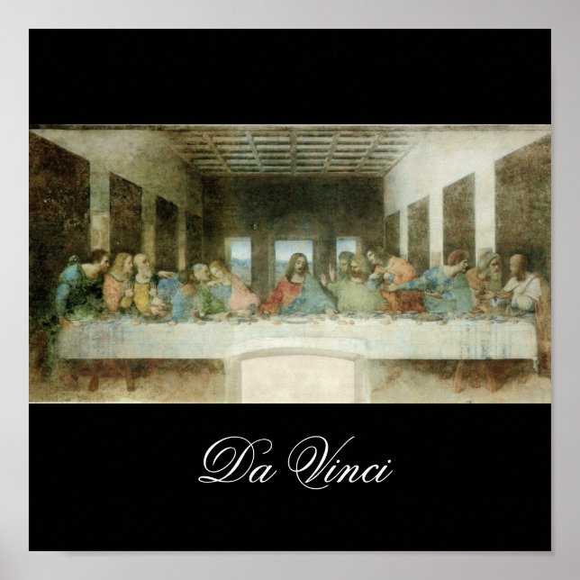 Das letzte Abendessen von Leonardo Da Vinci c. 149 Poster (Vorne)