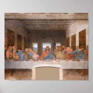 Das letzte Abendessen von Leonardo Da Vinci Poster