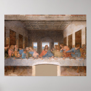 Das letzte Abendessen von Leonardo Da Vinci Poster