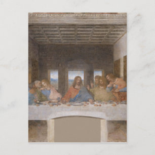 Das letzte Abendessen von Leonardo Da Vinci Postkarte