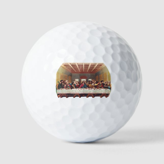Das letzte Abendmahl Golfball (Vorderseite)