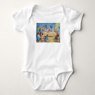 Das letzte Abendmahl: Jesus und die Jünger Baby Strampler