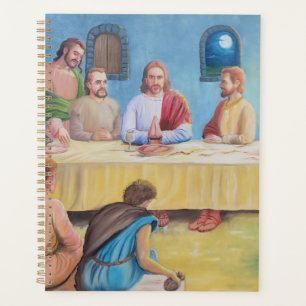 Das letzte Abendmahl: Jesus und die Jünger Planer