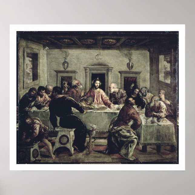 Das letzte Abendmahl (Öl auf Leinwand) 2 Poster (Vorne)