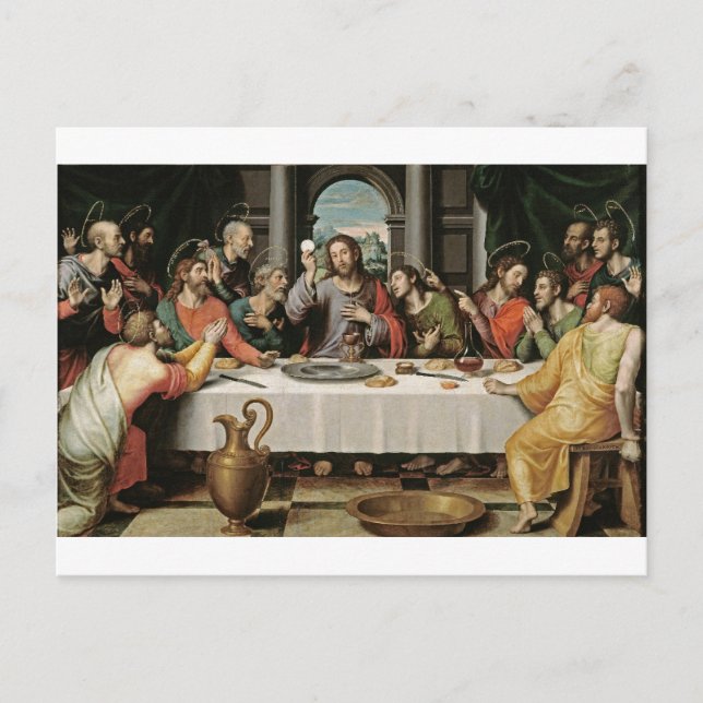 Das letzte Abendmahl Postkarte (Vorderseite)
