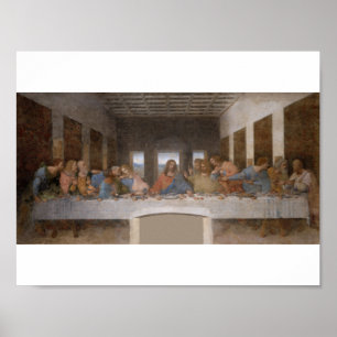 Das letzte Abendmahl von Leonardo Da Vinci Poster