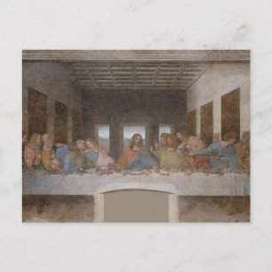 Das letzte Abendmahl von Leonardo da Vinci Postkarte