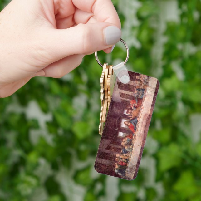 Das letzte Abendmahl von Leonardo da Vinci, Renais Schlüsselanhänger (Hand)