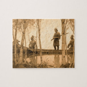 Das Letzte der Mohikaner von Newell Convers Wyeth Puzzle