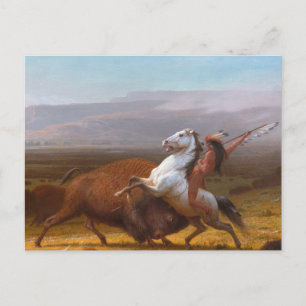 Das Letzte des Büffels Postkarte